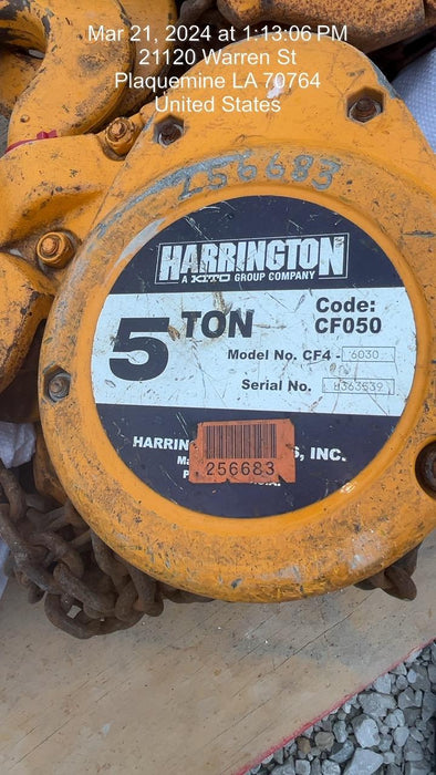 2022 HARRINGTON CF050-20