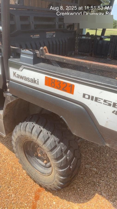 2018 Kawasaki MULE PRO-DX Kawasaki Mule 4x4 Diesel UTV w/Hard Top, Windshield, Beacon, Backup Alarm, ES Keypad/Hardware Installed