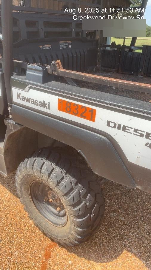 2018 Kawasaki MULE PRO-DX Kawasaki Mule 4x4 Diesel UTV w/Hard Top, Windshield, Beacon, Backup Alarm, ES Keypad/Hardware Installed