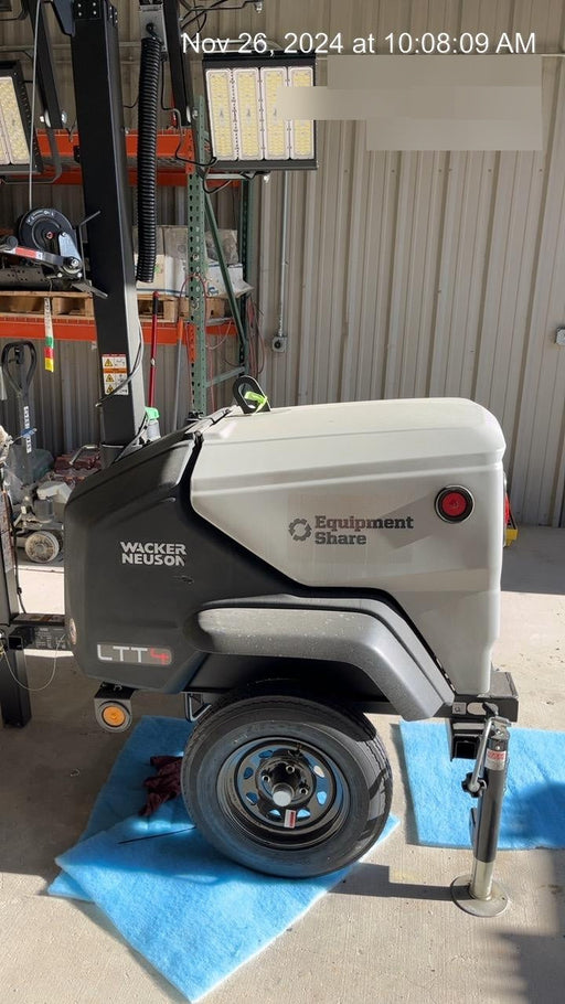 2024 Wacker Neuson LTT4 Diesel, Kohler KDW702, Deep Sea Controller, Auto Start, LED 320W, Bypass Outlet, T3