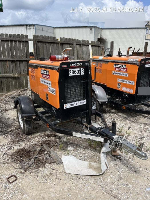 2022 Lincoln Electric LE400 Kubota V1505, Trlr, Cable Rack, Light Kit, ES Decals, T3