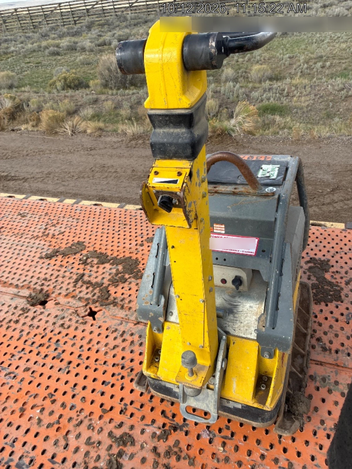 2024 Wacker Neuson DPU6555Heh Hatz Diesel, Reversible Plate Compactor, electric start