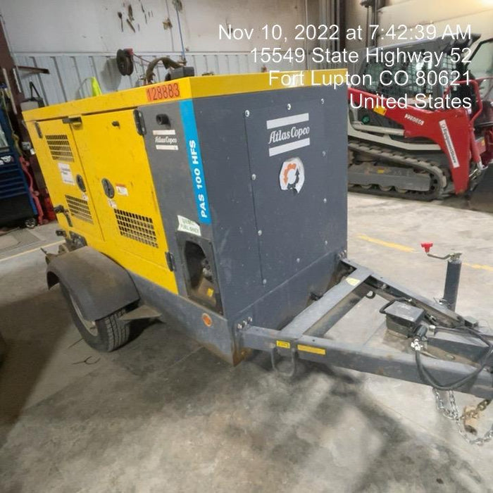 2020 ATLAS COPCO PAS 100 HF CS Enclosed