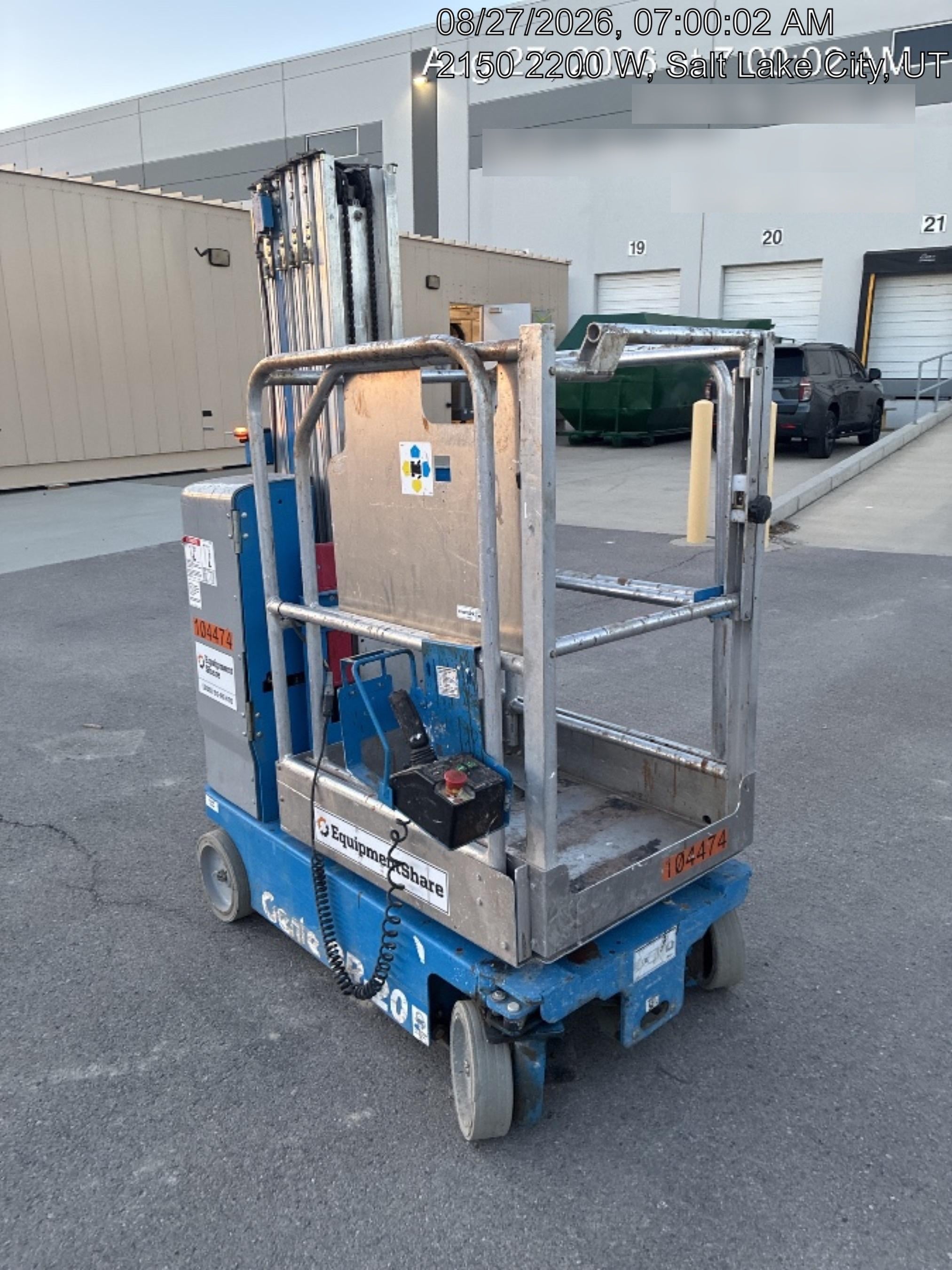 2020 GENIE GR-20