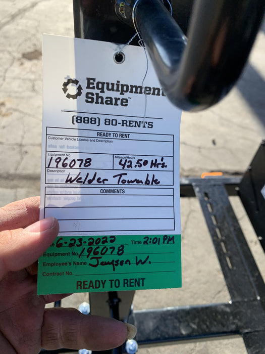 2021 Lincoln Electric Vantage 549X Ready Pak 3, ORANGE (includes trailer, cable rack, fender light kit)