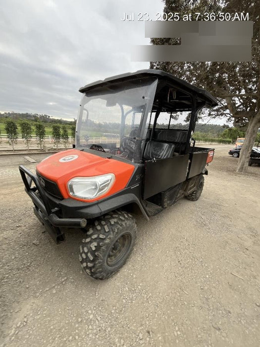 2021 Kubota RTV-X1140W-H Plastic Canopy, Windshield Acrylic Clear, LED Strobe Light, Wire Harness Kit, Back up Alarm