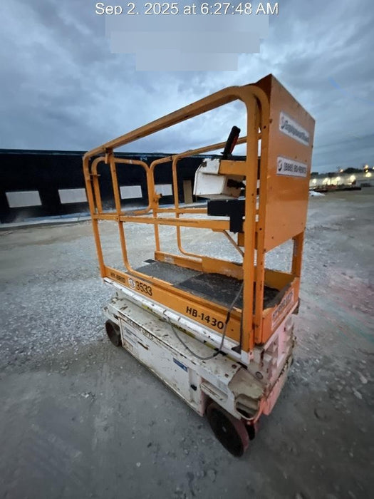 Custom Equipment HB-1430 Hy-Brid Scissor Lift
Platform capacity up to 670 lbs
Working height up to 20 ft
Weighs under 1,700 lbs
Non-marking wheels
