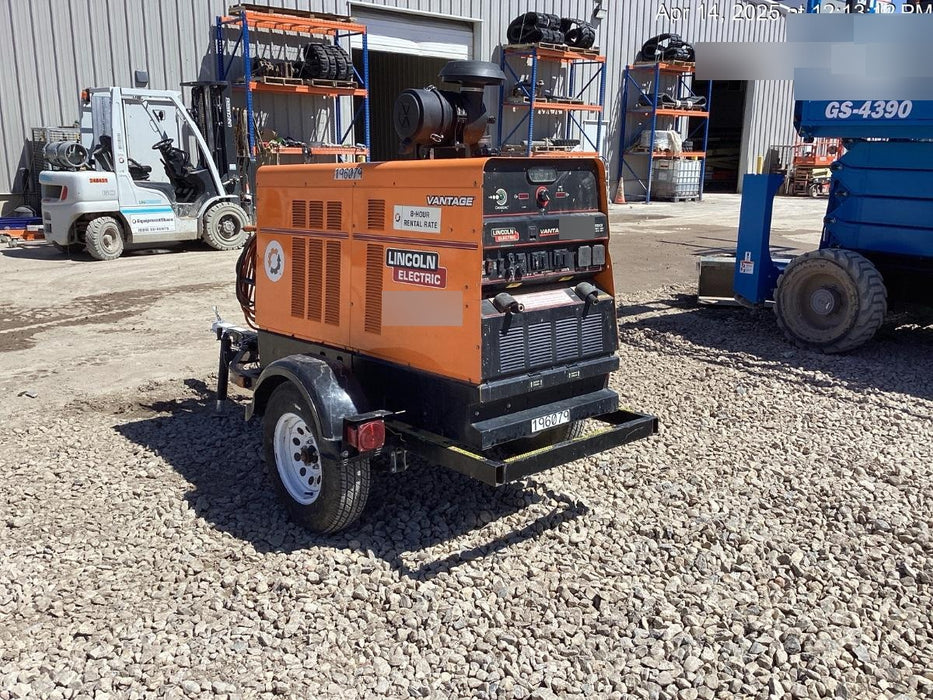 2021 Lincoln Electric Vantage 549X Ready Pak 3, ORANGE (includes trailer, cable rack, fender light kit)