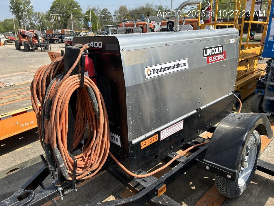 2024 Lincoln Electric LE400 Kubota V1505, Trlr, Cable Rack, Light Kit, ES Decals, T3