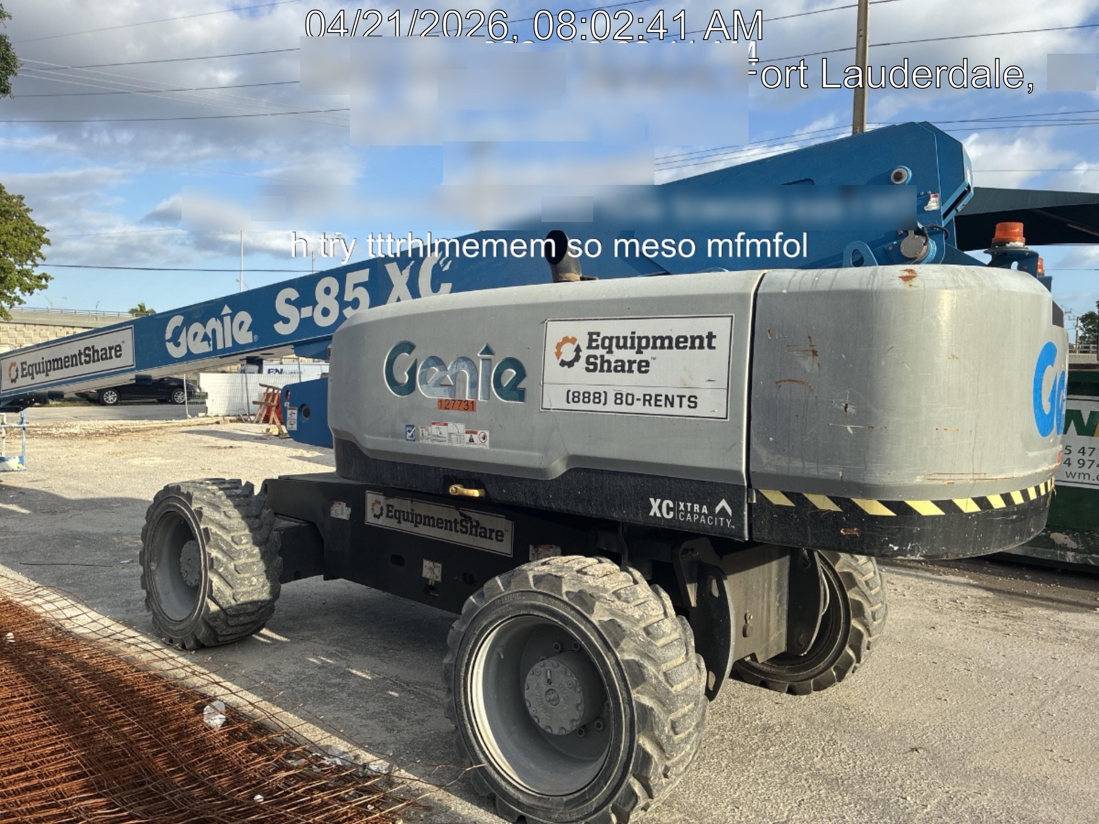 2021 GENIE S-85 XC