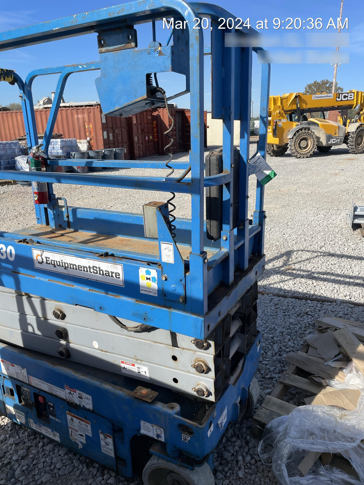 2019 Genie GS-1930 Fixed rails with chain Entry