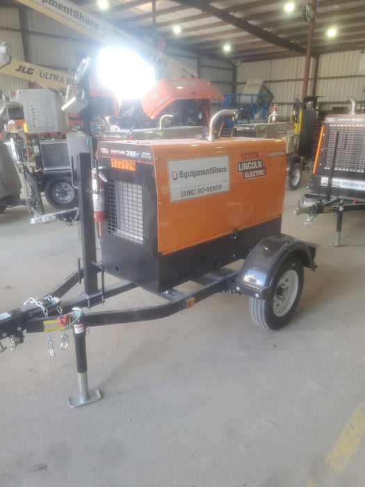 2021 Lincoln Electric Vantage 322 Vantage 322 Ready Pak 3 w/ Decals, ORANGE (includes trailer, cable rack, fender light kit) NO Telematics