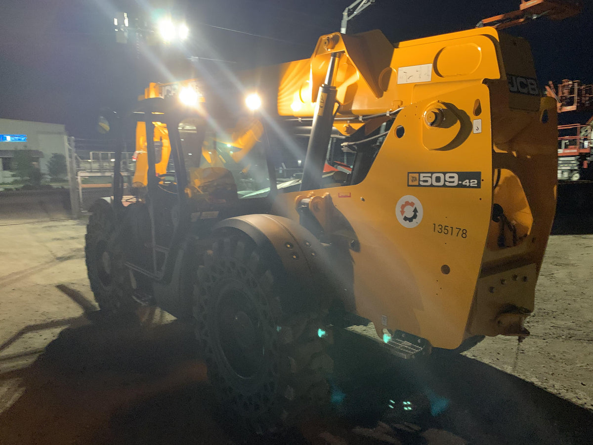 2021 JCB 509-42 74Hp Dsl, Canopy, Sld Tires, LED WL, Bcn, L Hook, EST