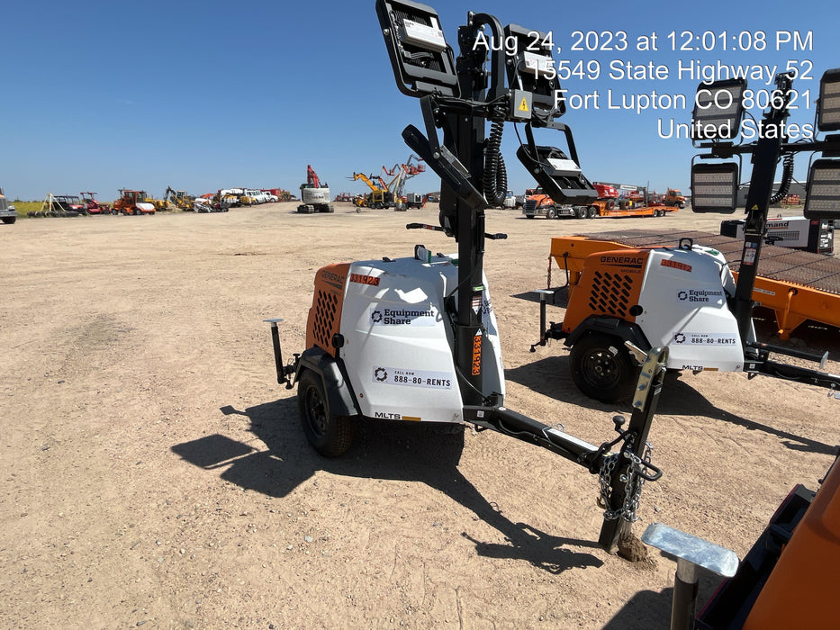 2023 Generac MLT2 Diesel, Flex Switch 120V Input, Powerzone Controller, (4) 320W LED Lights, 4kW Generator, 39.9 Gal Fuel Tank, 2" Ball, T3