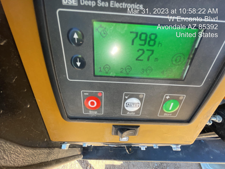 2022 Allmand NLV3GR (4) LED Light Fixture 350W, 23' Vertical Mast, 3kW Prime, Towable, Deep Sea L401, Leveling Jacks, Yanmar T4F 5.8hp