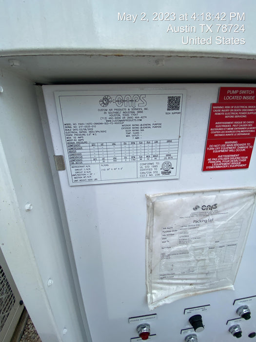 2022 CAPS PAHV-140TC-0NN0NN-5E5-P2-VG2CEUP