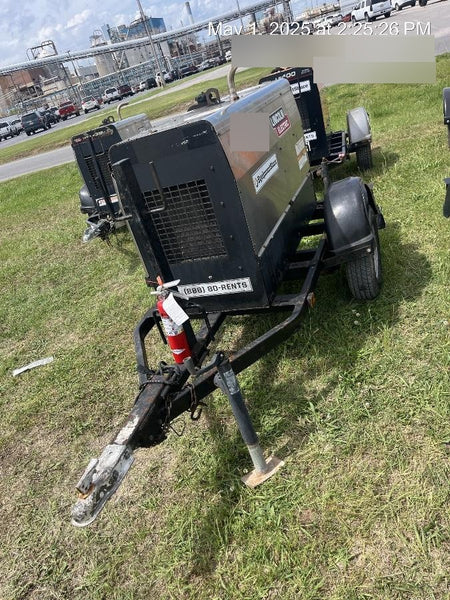 2019 Lincoln Electric Vantage 322 Welder Ready-Pak 3, Two wheel trailer, Fender and Light kit, Cable Rack
