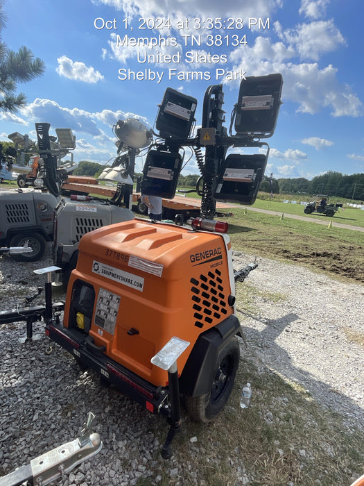 2023 Generac MLT2 Diesel, Flex Switch 120V Input, Powerzone Controller, 
(4) 320W LED Lights, 4kW Generator, 39.9 Gal Fuel Tank, 2" Ball, T3
