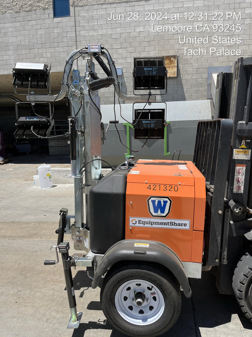 2024 Wanco WLTT-4MM4K Diesel, Deep Sea Controller, Shore Power Plug, Auto Start, (4) 350W LED Floodlights, 4kW Generator, 60 Gal Fuel Tank, 2" Ball, T3