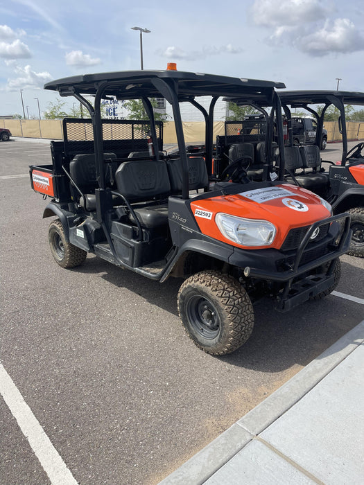 2022 Kubota RTV-X1140W-H Plastic Canopy, Windshield Acrylic Clear, LED Strobe Light, Wire Harness Kit, Back up Alarm