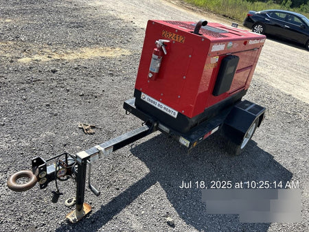 2022 Shindaiwa DGW400MDL Kubota D902 Engine, 23 HP, Dual Op Welder, Wire, Arc, Droop Stick, Tig, and CC Stick Functionality, Simulphase, 3 Phase and 1 Phase Gen Output, Single Axle NB Trlr, Slr Trckl Chrg 12V 12W, Fire Ext