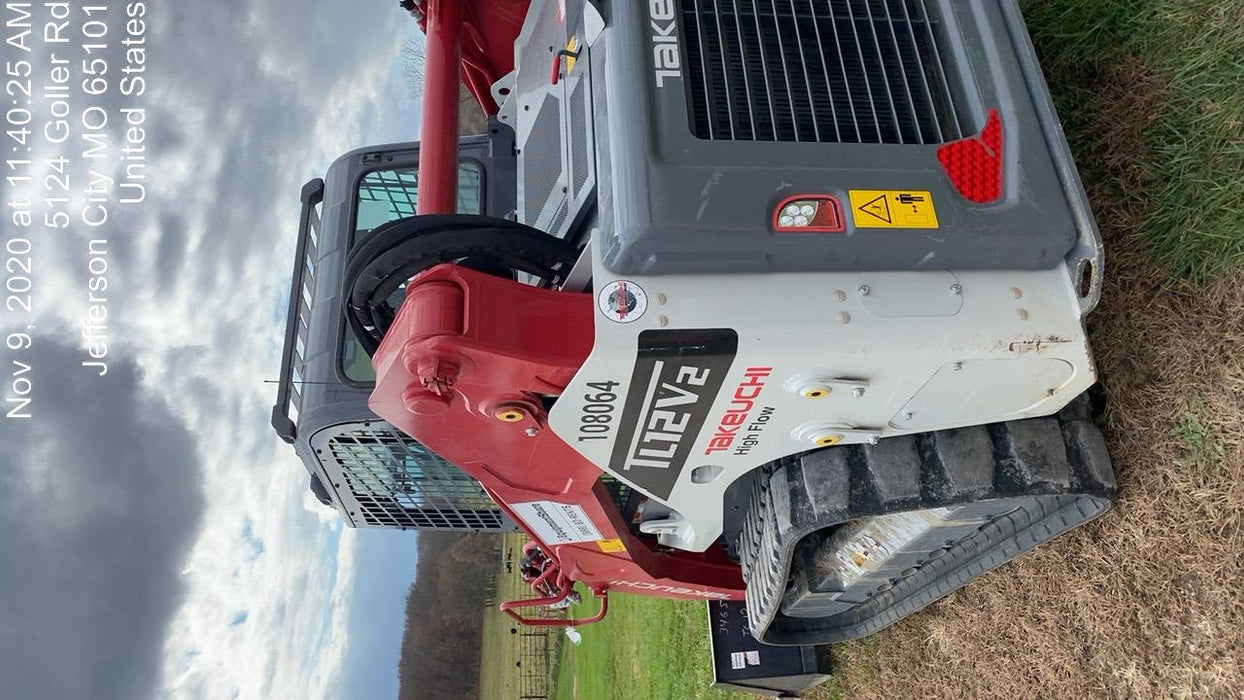 2020 Takeuchi TL12V2-CRH Cab, Rubber Track, & HF
