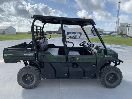 Kawasaki Mule PRO-DXT Standard Options, Backup Alarm, Beacon, Plastic Hard Top, Poly Windshield, Horn Kit