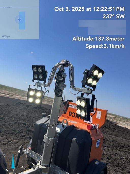 2024 Wanco WLTT-4MM4K Diesel, Deep Sea Controller, Shore Power Plug, Auto Start, (4) 350W LED Floodlights, 4kW Generator, 60 Gal Fuel Tank, 2" Ball, T3