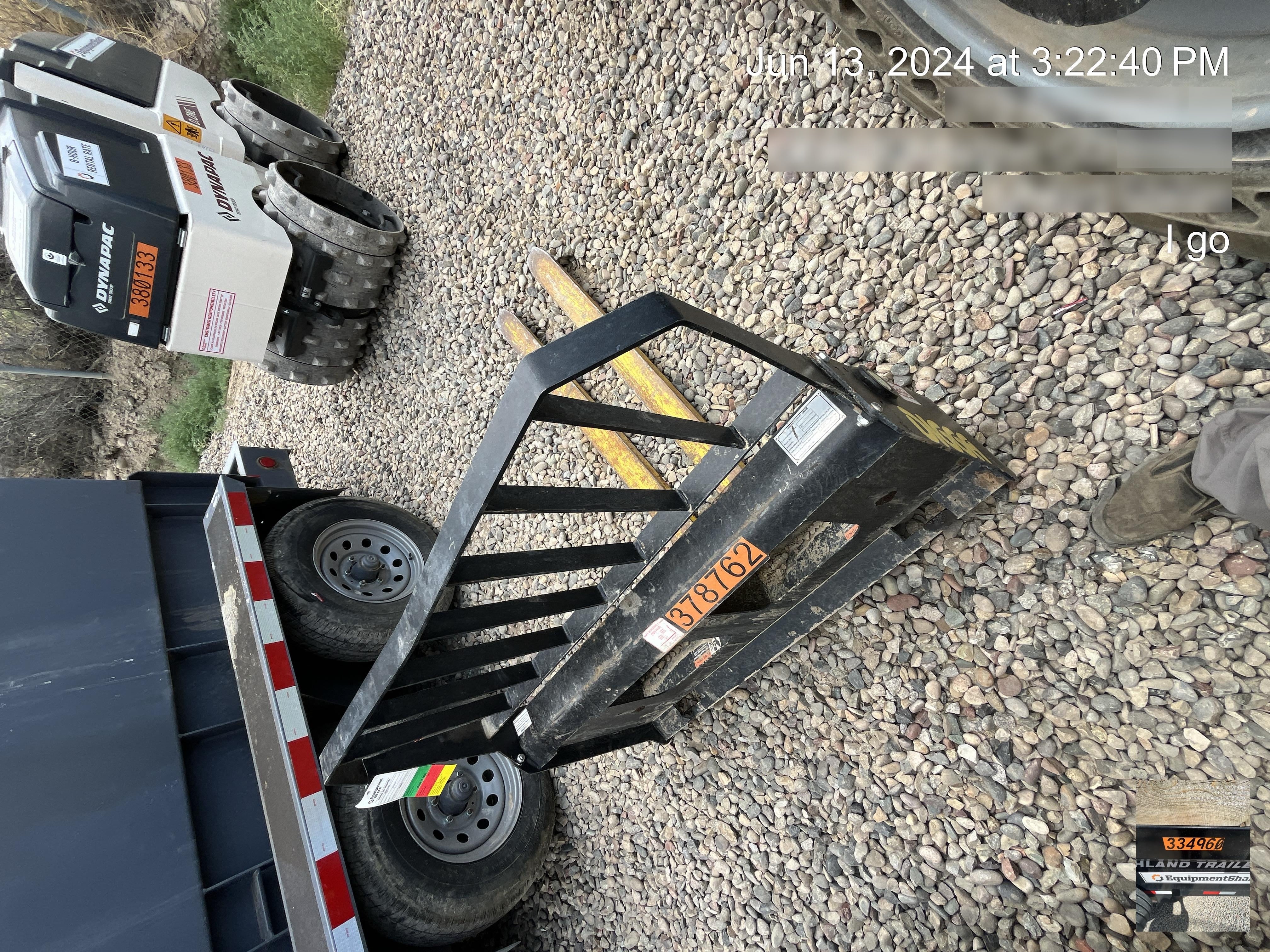 2023 DIGGA 48" Pallet Forks - Digga