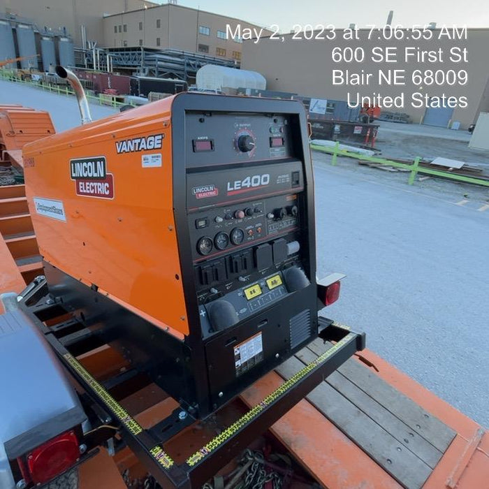 2022 Lincoln Electric LE400 Kubota V1505, Trlr, Cable Rack, Light Kit, ES Decals, T3