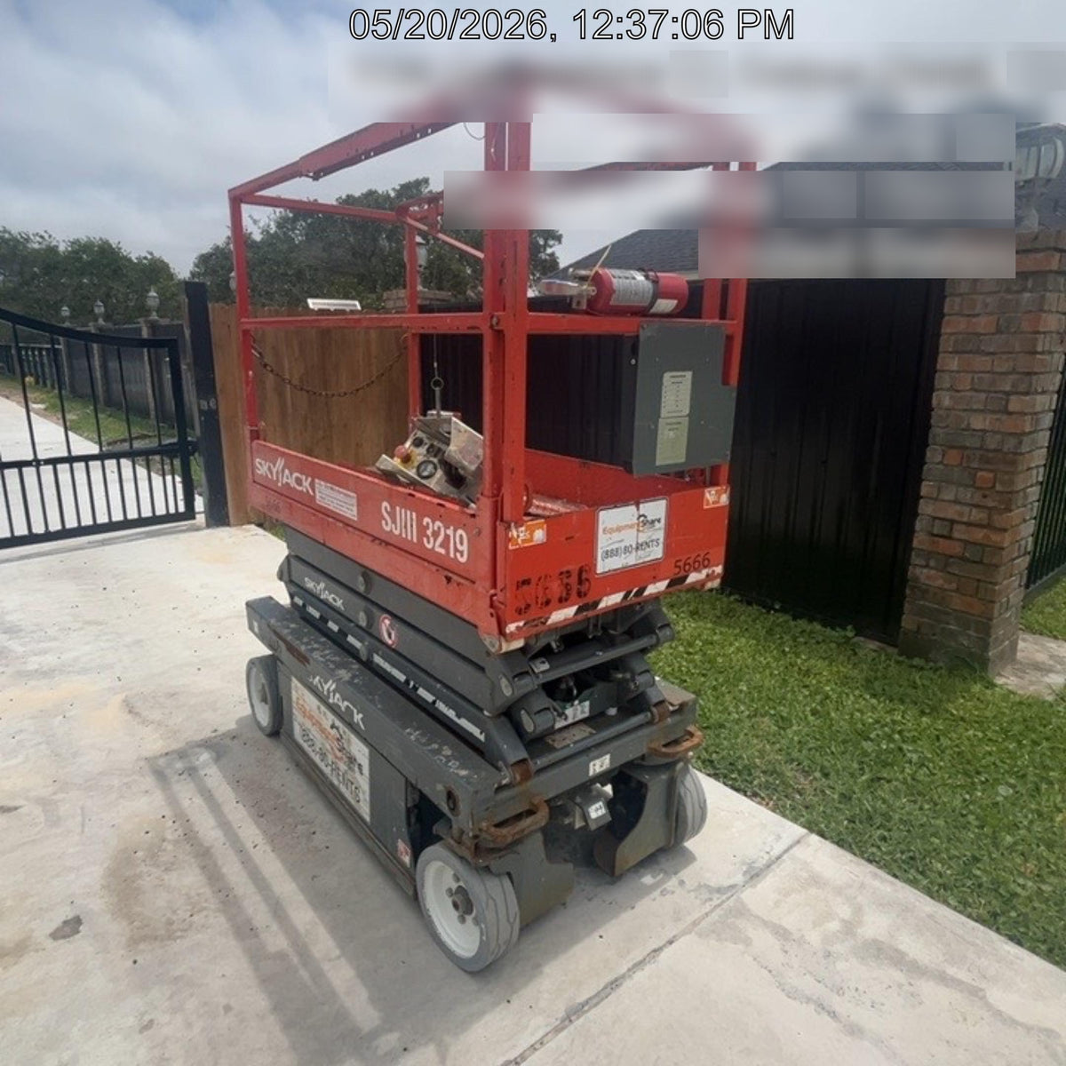 2017 Skyjack SJIII-3219 SJ3219, Trojan Battery Set, Extended Warranty 5yr/5k hr