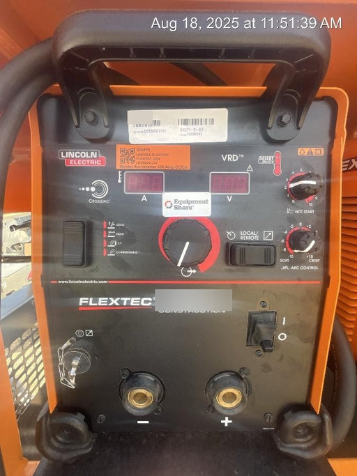 2025 LINCOLN ELECTRIC FLEXTEC 350X