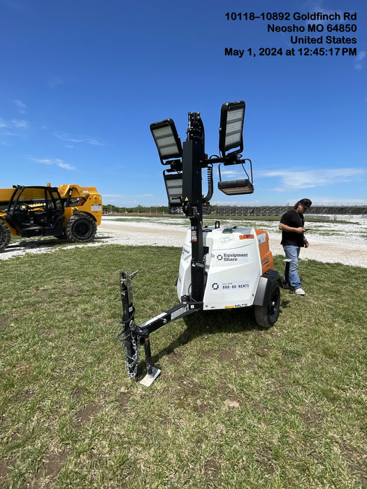 2023 Generac MLT2 Diesel, Flex Switch 120V Input, Powerzone Controller, (4) 320W LED Lights, 4kW Generator, 39.9 Gal Fuel Tank, 2" Ball, T3