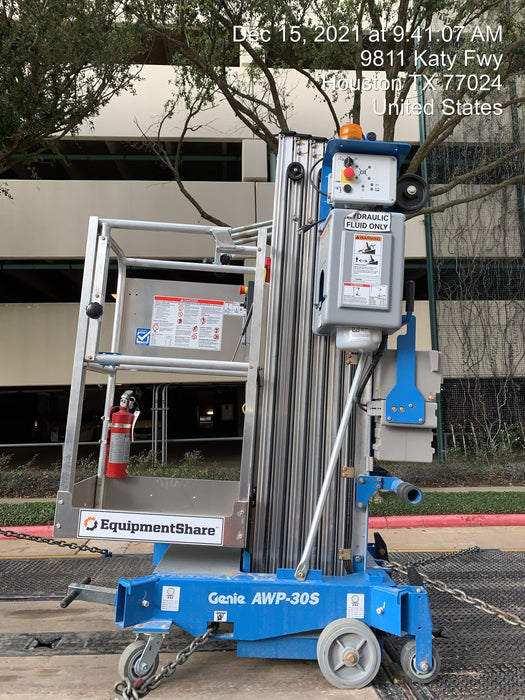 2021 GENIE AWP-30S DC