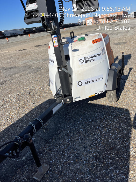 2023 Generac MLT2 Diesel, Flex Switch 120V Input, Powerzone Controller, (4) 320W LED Lights, 4kW Generator, 39.9 Gal Fuel Tank, 2" Ball, T3