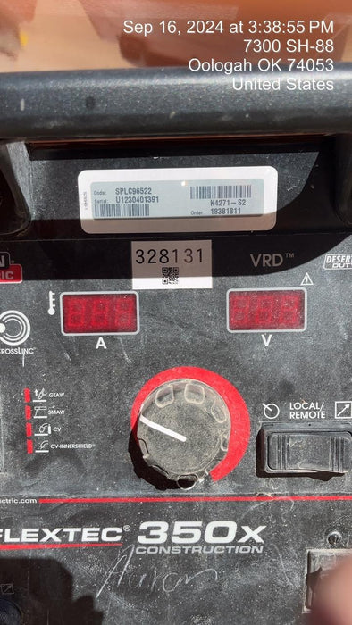 2023 LINCOLN ELECTRIC FLEXTEC 350X