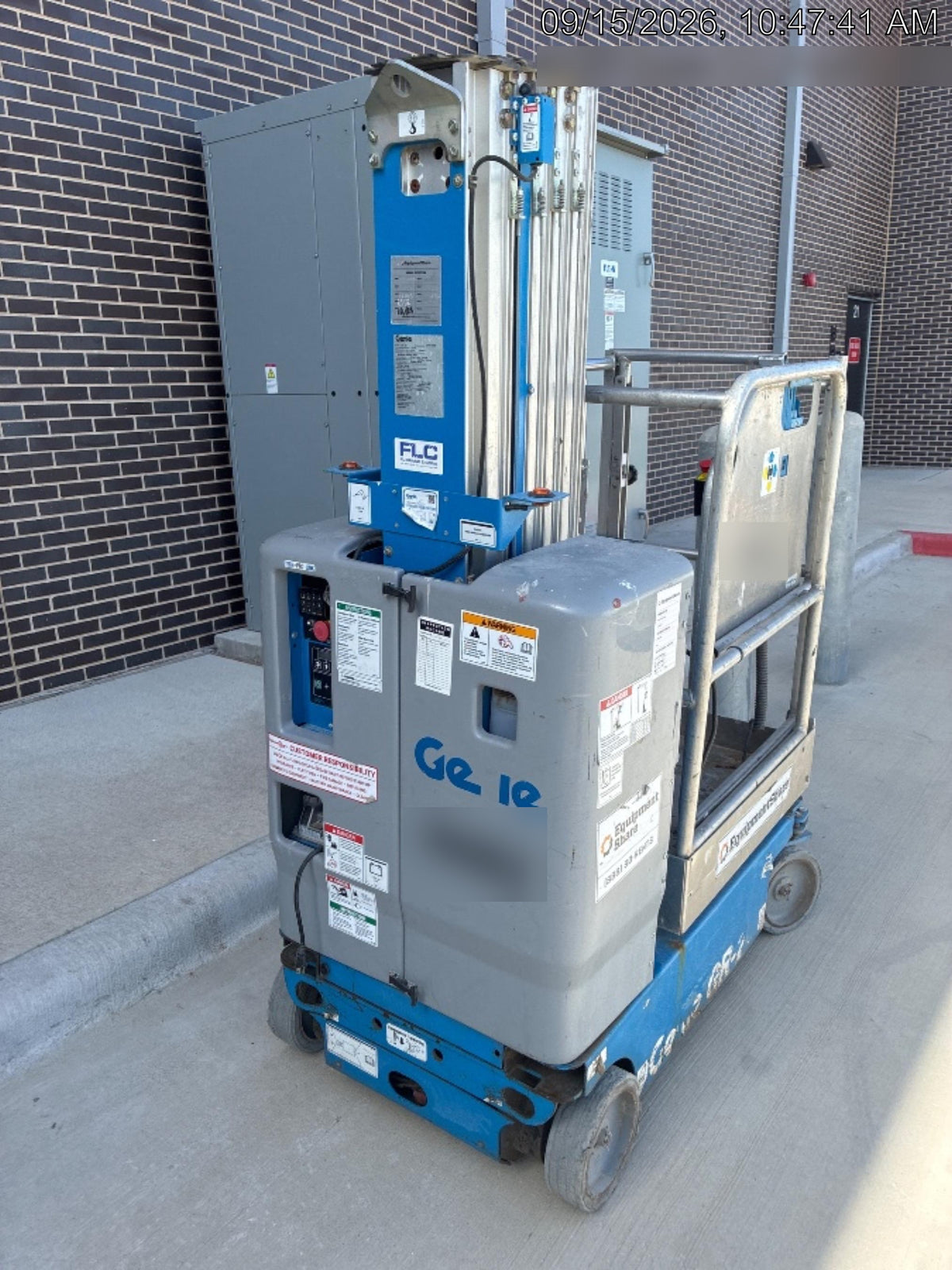 2018 GENIE GR-20