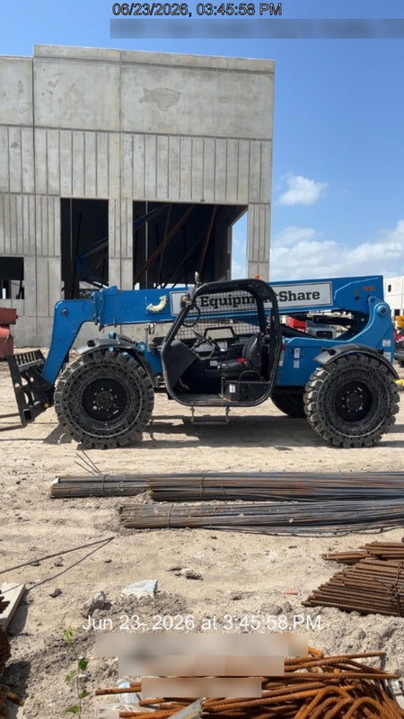 2019 Genie GTH-636 Canopy, Solid RT Tires, LED Work Lights, Beacon 60" QA Carriage, 48" Forks