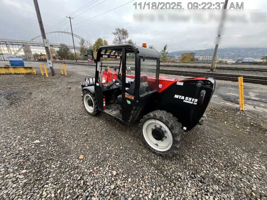2020 Manitou MTA5519 Canopy, Solid Tires, Work Lights, Beacon, Aux Hydraulics, Back up Alarm, Mirrors, ES Keypad
