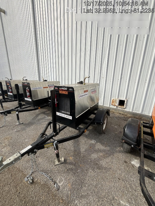 2024 Lincoln Electric LE400 Kubota V1505, Trlr, Cable Rack, Light Kit, ES Decals, T3