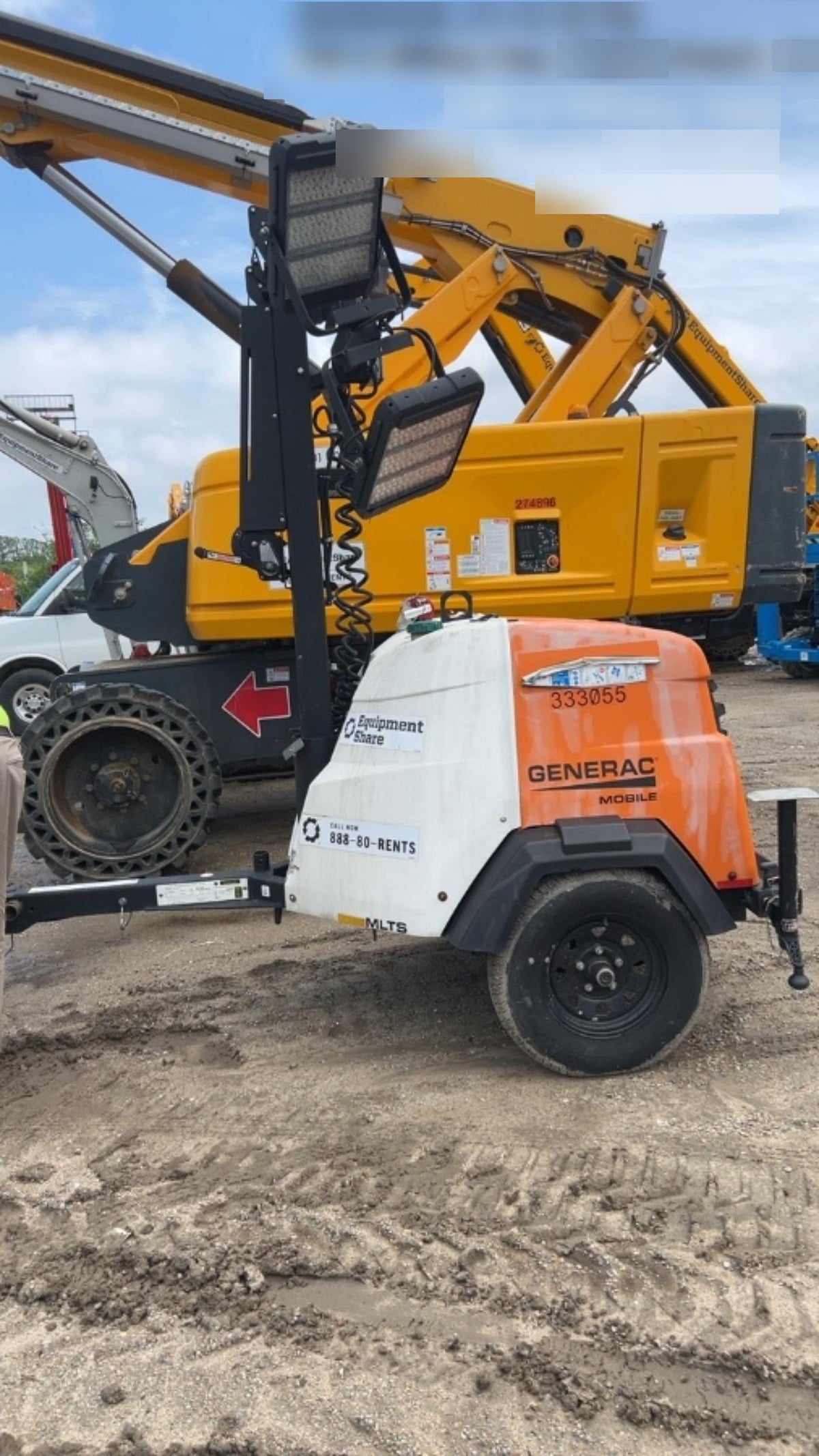2023 Generac MLT2 Diesel, Flex Switch 120V Input, Powerzone Controller, (4) 320W LED Lights, 4kW Generator, 39.9 Gal Fuel Tank, 2" Ball, T3