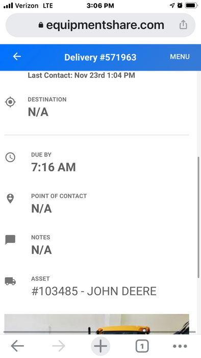 2020 John Deere 310LEP Cab/Heat/Air, 4WD, Standard Stick, Pilot Controls, 2 Way Hydraulics, TAG Manual QC