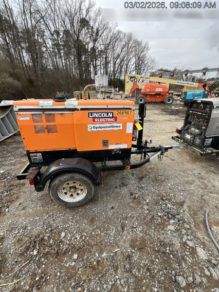 2022 Lincoln Electric LE400 Kubota V1505, Trlr, Cable Rack, Light Kit, ES Decals, T3