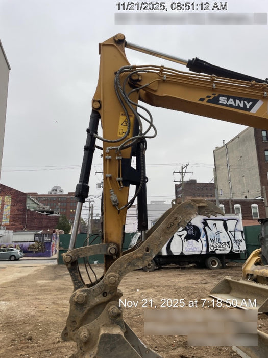 2020 Sany SY155U Rubber Tracks, Front Blade