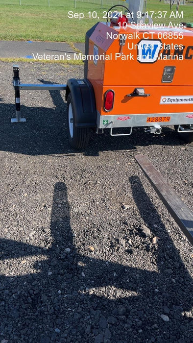 2024 Wanco WLTT-4MM4K Diesel, Deep Sea Controller, Shore Power Plug, Auto Start, (4) 350W LED Floodlights, 4kW Generator, 60 Gal Fuel Tank, 2" Ball, T3