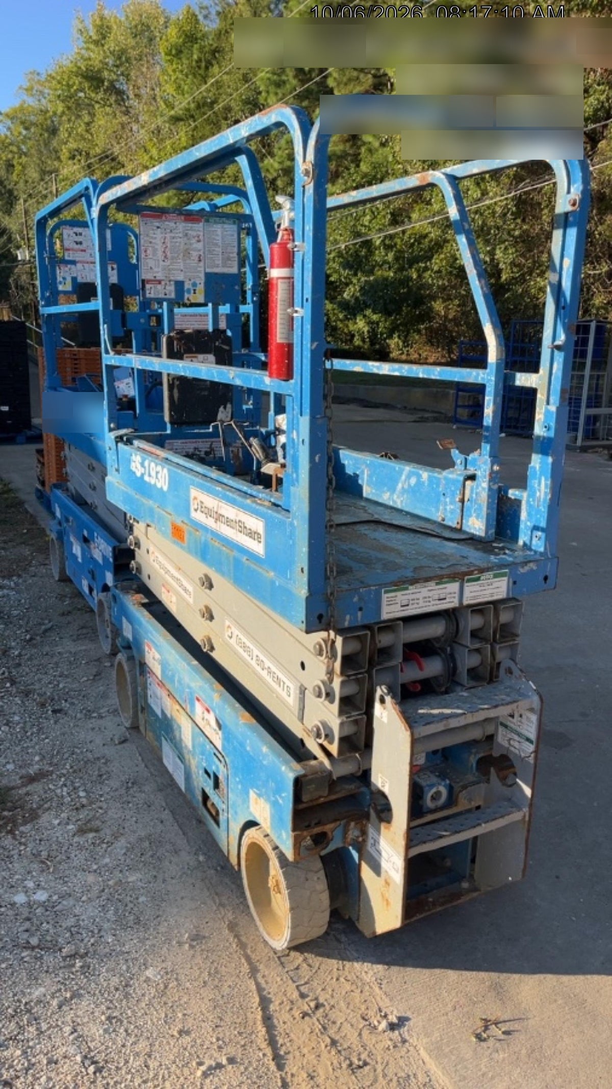 2019 Genie GS-1930 Fixed Rails with Chain Entry