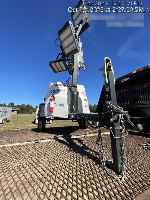 2023 Generac MLT2 Diesel, Flex Switch 120V Input, Powerzone Controller, 
(4) 320W LED Lights, 4kW Generator, 39.9 Gal Fuel Tank, 2" Ball, T3