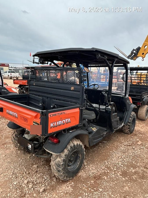 2020 Kubota RTV-X1140W-H 4WD, LED Strobe, Windshield Acrylic Clear, Plastic Canopy, Wire Harness Kit, Backup Alarm