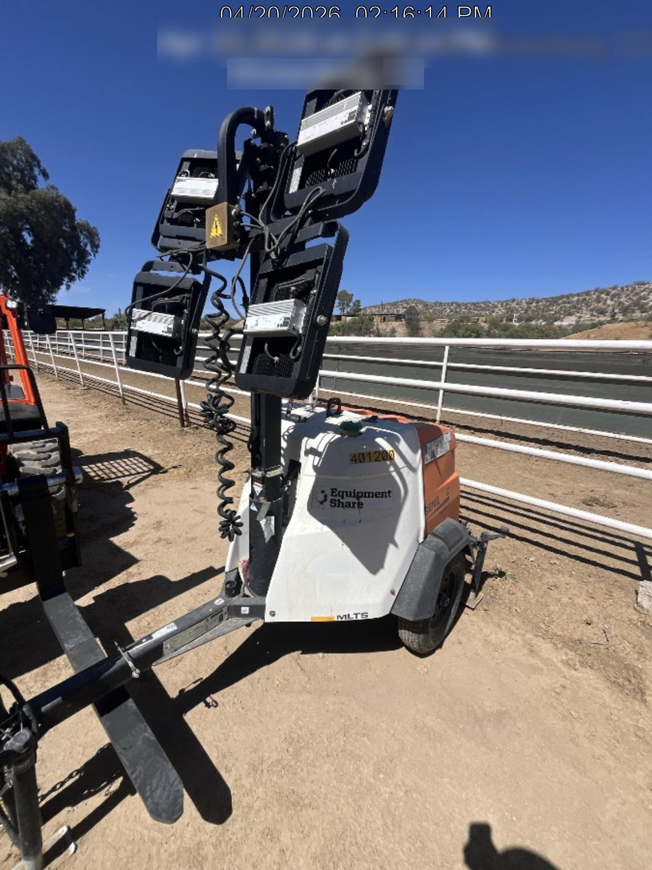 2024 Generac MLT2 Diesel, Flex Switch 120V Input, Powerzone Controller, 
(4) 320W LED Lights, 4kW Generator, 39.9 Gal Fuel Tank, 2" Ball, T3