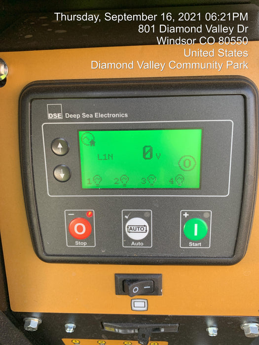 2021 Allmand NLV3GR (4) LED Light Fixture 350W, 23' Vertical Mast, 3kW Prime, Towable, Deep Sea L401, Leveling Jacks, Yanmar T4F 5.8hp